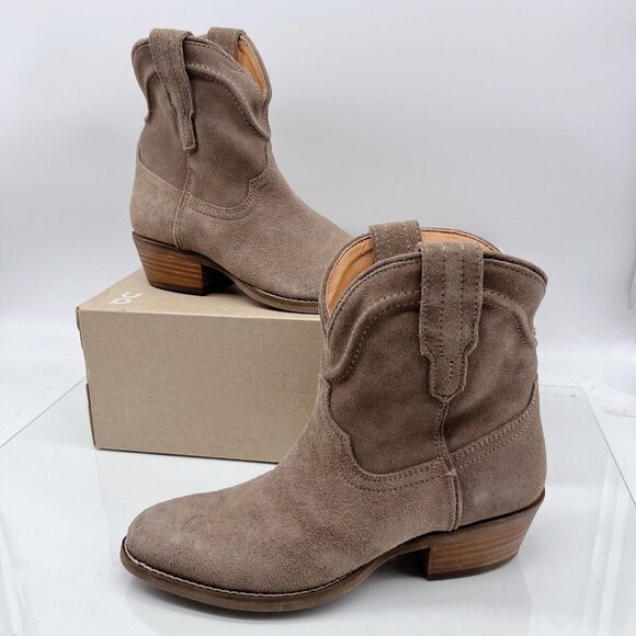 Dingo Tumbleweed Women’s Ankle Boots Casual Booties Sand Suede Leather US 7.5 - Picture 2 of 13